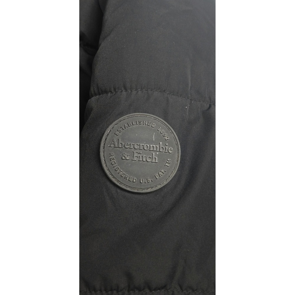Abercrombie Kids 5/6 Puffer Jacket Kids Black Excellent - Picture 11 of 13